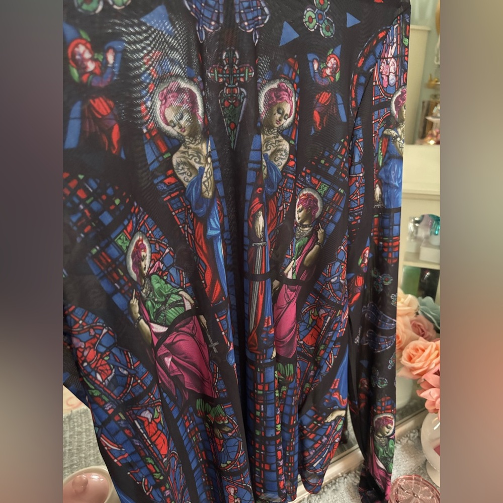 Current Mood Multicolor Abstract Top - image 3